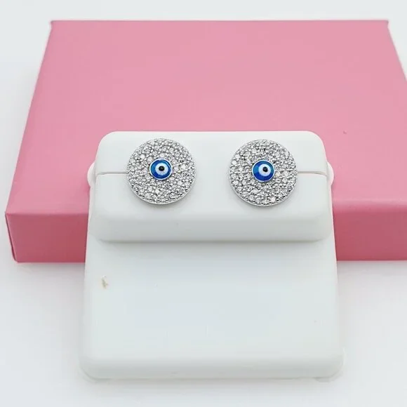 "925 Sterling Silver Cubic Zirconia Earrings, U19254552 - Picture 7 of 9